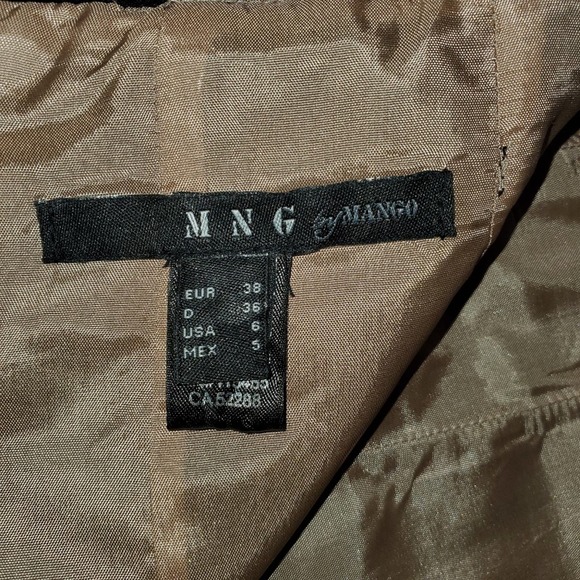 MNG by Mango Black Pencil Skirt SIZE 6 - Picture 5 of 5